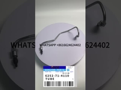 খননকারী সাধারণ-রেল পাইপ ৬২৫২-৭১-৪১১0 PC450-10 PC490-10 WA470-7 এর সাথে মানানসই কোমাতসু SAA6D125E-6 ইঞ্জিন