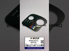 মামলা KHN14071 CX130 CX160 CX210 CX350 এক্সকাভেটর এর জন্য ডিকাল স্টিকার