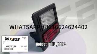 BOBCAT 6670284 টেইল লাইট, রিয়ার অ্যাসি ফিটস 553 751 753 S150 স্কিড স্টিয়ার লোডার