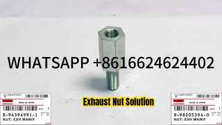 HITACHI ZX330 ZX350 ZX500 8-94394991-1 8-98205394-0 ISUZU 6HK1 এক্সহাস্ট ম্যানিফোল্ড বাদাম 0-911 খুচরা যন্ত্রাংশ