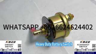 CLG922 XE215 খননকারীর জন্য KBZE ব্যাটারি প্রধান সুইচ লিউগং 34B0087 SDLG 4130000427 XCMG 803694579
