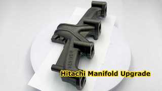 KBZE 8-94366021-0 এক্সহাস্ট; হিটাচি EX120 EX135 ZAX110 ZAX130 ZAX160 ZAX180 এর জন্য ম্যানিফোল্ড 4BD1 4BG1