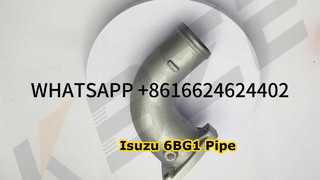 8-98180384-0 1-14112756-0 ISUZU 6BG1 ইঞ্জিন পাইপ;হিটাচি ZAX200-5 ZAX240-3 ZAX250 ZAX260 এর জন্য ইনলেট
