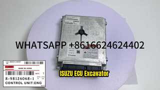 8-98126068-1 ISUZU 6HK1 8-98126068-2 ECU কন্ট্রোলার ইউনিট ফিট কেস সুমিটোমো SK350-5 খননকারী