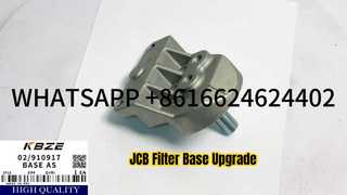 KBZE OEM 02/910917 ফিল্টার বেস JCB JS205 JS215 JS220 NXT215 এক্সক্যাভেটরের জন্য উপযুক্ত