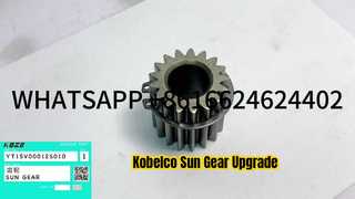KBZE প্রতিস্থাপন Kobelco YT15V00012S010 ফাইনাল ড্রাইভ সান গিয়ার ফিট SK70 SK75 SK80 এক্সকাভেটর ট্র্যাভেল মো