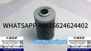 SANY A222100000119 B229900000063 পাইলট ফিল্টার SY55 SY75 SY205 S215 S365 খননকারীর জন্য প্রতিস্থাপন