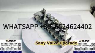 KBZE 152301000629A SANY 61023519 SY195 S205 S210 SY215 SY245 SY285 এর জন্য SOLENOID ভালভ গ্রুপ