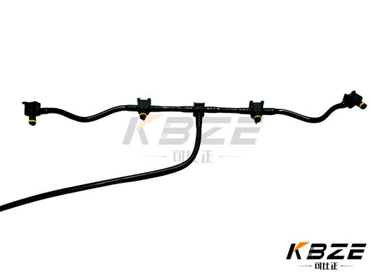 OEM FUEL LEAK OFF RAIL PIPE FOR JCB JS160 320/07225 KBZE ENGINE HIGH BLACK
