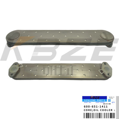 KOMATSU 6D105 600-651-1411 ENGINE OIL COOLER CORE 3P FITS E200B PC200-2 PC200-3
