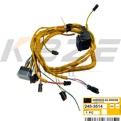  C11 C13 ENGINE 2453514 245-3514 EXCAVATOR WIRING HARNESS FOR 966H 972H