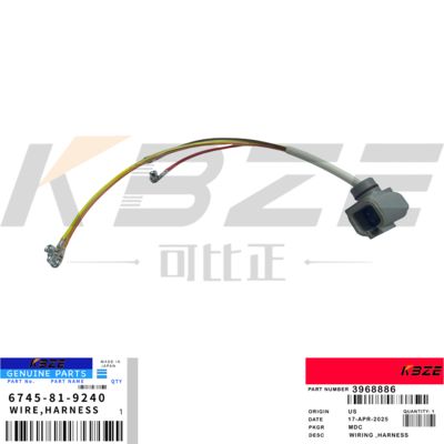 6745-81-9240 6745-81-9210 KOMATSU SAA6D114E-3 3968886 INJECTOR WIRING FOR PC300-8 PC300-8MO WA430