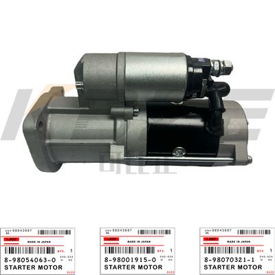 KBZE 8-98001915-0 ISUZU 4HK1 ENGINE 8-98070321-1 8-98054063-0 STARTER MOTOR 24V 13T 5.0KW FOR HITACHI ZX190 ZX210 ZX240 ZX280 ZX360