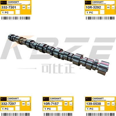 KBZE 332-7297 139-0538  3406E C15 C18 ENGINE 10R-7157 332-7301 10R3292 CAMSHAFT FOR 651B 657E 772