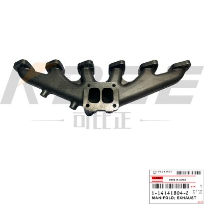 ISUZU 6BD1 6BG1 ENGINE 1-14141804-2 MANIFOLD;EXHAUST FOR HITACHI EX200 EX225 ZX200