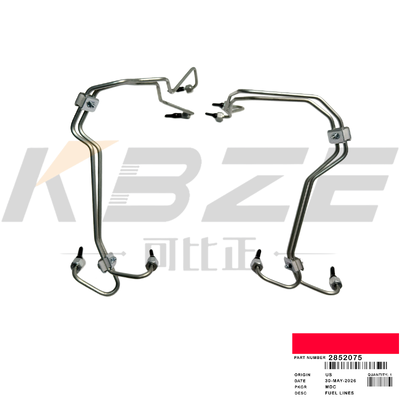 KBZE BRAND 2852075 FUEL LINES FOR CASE NEW HOLLAND F4DF3613G P110 P70 ENGINE 430 450 580 590 BACKHOE