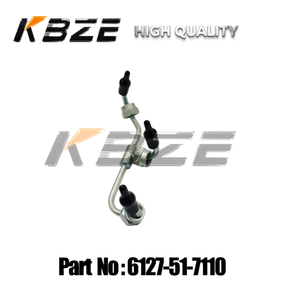 KOMATSU D155A SAA6D155E-4 FUEL PIPE 6127-51-7110 HEAVY EQUIPMENT ENGINE PARTS KBZE OEM QUALITY