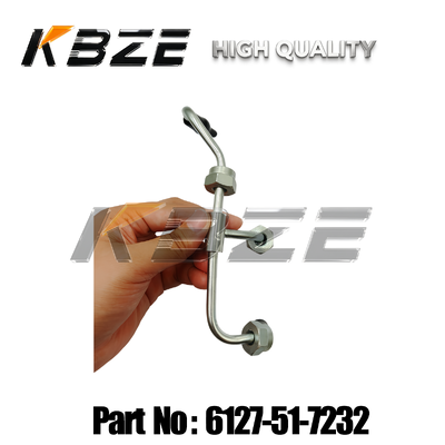 KBZE EXCAVATOR FUEL SUPPLY LINE 6127-51-7232 FITS 𝐊𝐎𝐌𝐀𝐓𝐒𝐔 𝐃𝟏𝟓𝟓𝐀 ENGINE SAA6D155E-4 