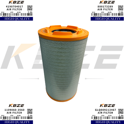 KBZE 160602020020A 1109060-3560 SANY LGMG XCMG ZOOMLION AIR FILTER MINING TRUCK SKT90S SKT105S SKT115S CMT86 CMT96 CMT106 XG90G XG105G