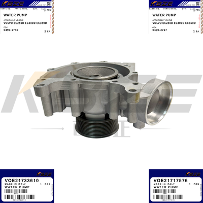 KBZE 21733610 VOL-VO D8K ENGINE DEUTZ TCD2013 WATER PUMP FOR EC250D EC300D EC350D G900B L110 L120