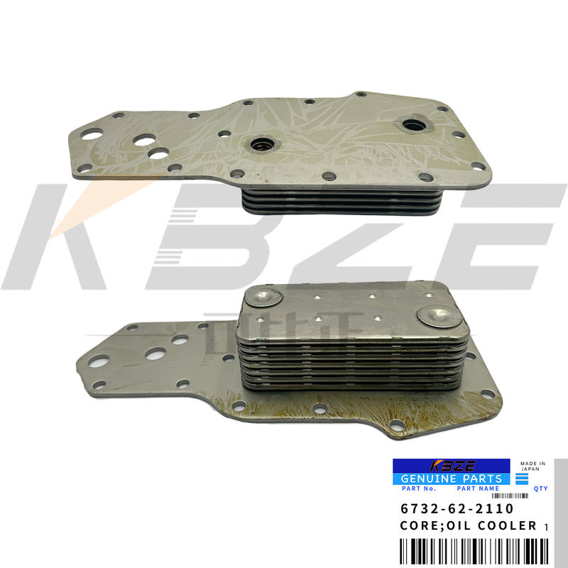 KOMATSU 6D102 6732-62-2110 7P OIL COOLER CORE CUMMINS 6BT 3957544 3921558 ENGINE FOR EXCAVATOR