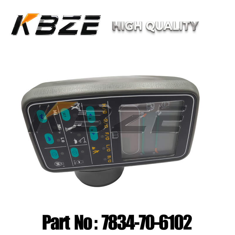 KOMATSU ELECTRONIC DISPLAY PANEL 7834-70-6102 FOR PC230-6 PC250-6 PC300-6 PC400 KBZE OEM QUALITY