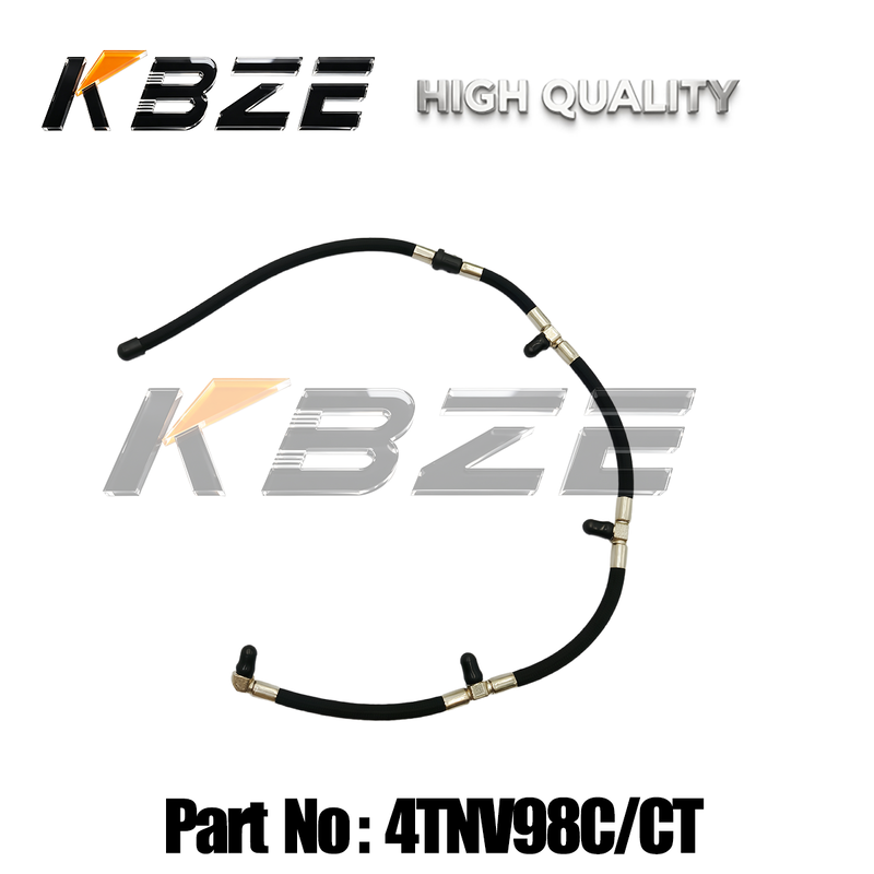 KBZE FACTORY PRICE YANMAR 4TNV98C 4TNV98CT FUEL RETURN PIPE DIESEL ENGINE REPLACEMENT PARTS
