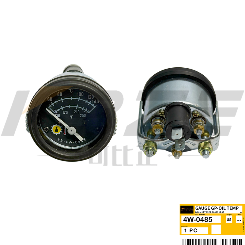 KBZE BRAND 4W-0485 4W0485 OIL TEMP GAUGE REPLACEMENT FOR CA-T D8 D9 D10 D11 926 936 950 EQUIPMENT