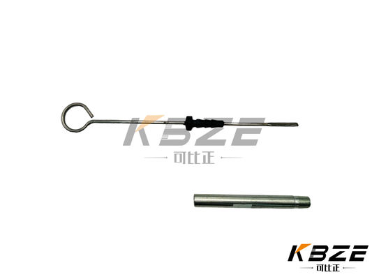 26 সেমি ডিপস্টিক / 12.2 সেমি হাউজিং SY75-8 সুইং মোটর হাইড্রোলিক তেল ডিপস্টিক SANY জন্য সেট