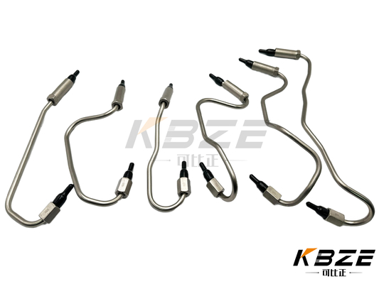 6CT8 ইঞ্জিন উচ্চ চাপ জ্বালানী ইনজেক্টর পাইপ সেট HYUNDAI খননকারীর জন্য