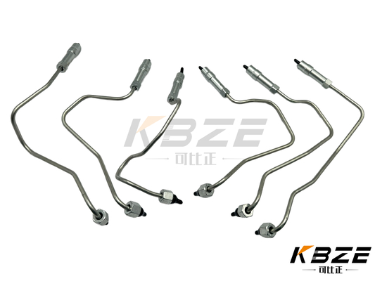SAA6D140E-2 ইঞ্জিন উচ্চ চাপ জ্বালানী ইনজেক্টর পাইপ KOMATSU খননকারীর জন্য সেট