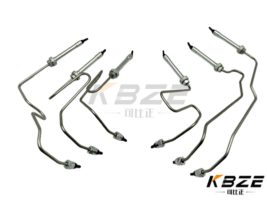 SAA6D140E-3 ইঞ্জিন উচ্চ চাপ জ্বালানী ইনজেক্টর পাইপ KOMATSU খননকারীর জন্য সেট