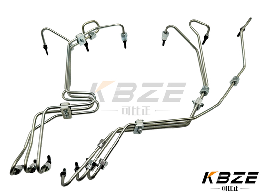 SAA6D102 ইঞ্জিন উচ্চ চাপ জ্বালানী ইনজেক্টর পাইপ KOMATSU খননকারীর জন্য সেট