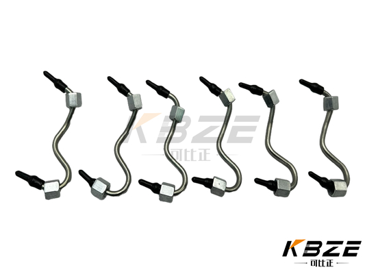 6PCS উচ্চ মানের ভলভো D6D EC210B EC240B EC290B VOE20460100 20460100 জ্বালানী ইনজেক্টর পাইপ / উচ্চ চাপ জ্বালানী লাইন ASSY