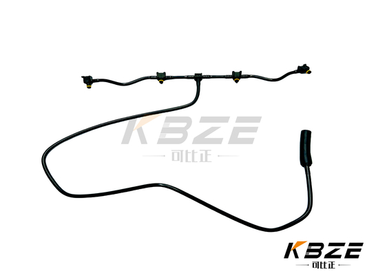 OEM জ্বালানি ফুটো অফ রেল পাইপ JCB JS160 320/07225 KBZE ইঞ্জিন উচ্চ কালো জন্য