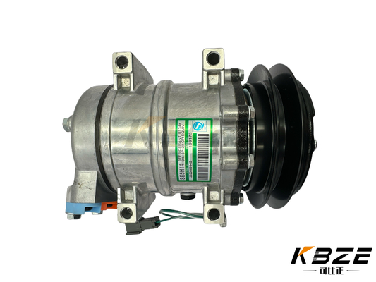 হিটাচি EX200-6 ZAX200-6 এক্সক্যাভেটরের জন্য এক্সক্যাভেটর R134A এয়ার কম্প্রেসার SE5H14 24V