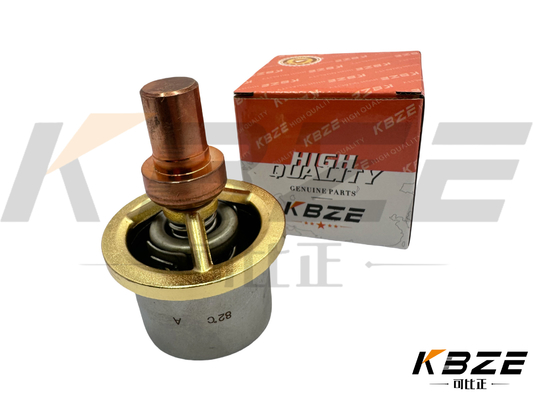 KBZE EXCAVATOR ZAX450 থার্মোস্ট্যাট 82°C 1-13770089-1 ISUZU 6WG1 6WF1 এর জন্য প্রতিস্থাপন