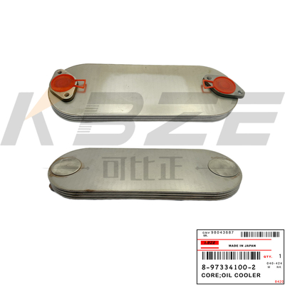 8-97334100-0 ISUZU 4HK1 8-97334100-1 8-97334100-2 4P ইঞ্জিন তেল শীতল কোর FITSZAX170 ZAX210 ZAX225 ZAX240 ZAX280