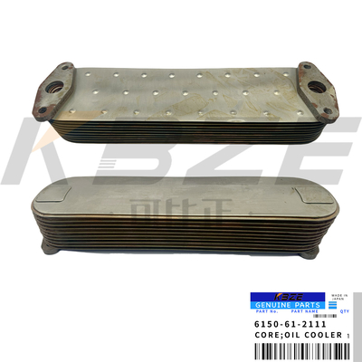 6152-62-2210 PC400 এক্সক্যাভেটর ইঞ্জিন 3P 7P 8P 10P তেল শীতল কোর 6150-61-2111 6150-61-9320 ফিট 6D125 ইঞ্জিন